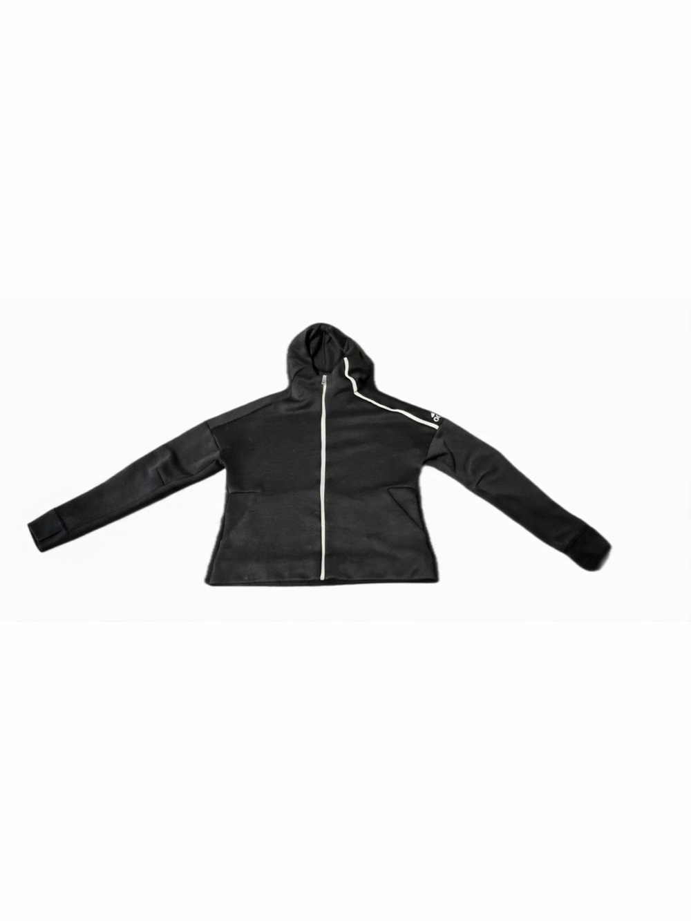 Adidas Women’s Large Black Full Zip Hoodie Jacket